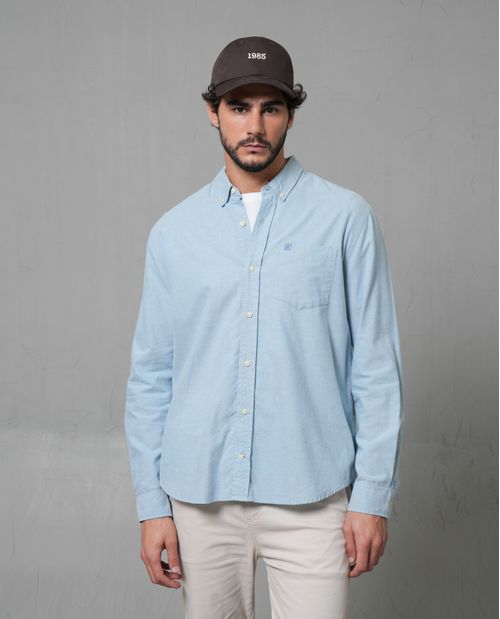 Camisa manga larga para hombre