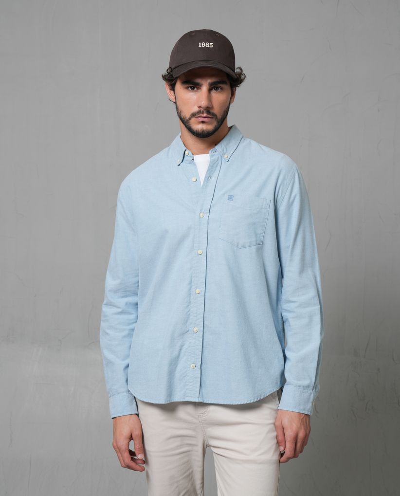 Camisa manga larga para hombre