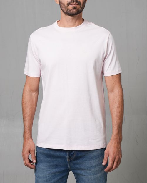 Camiseta con estampado en punto corazón para hombre