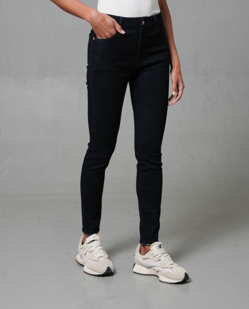 Jean jegging azul oscuro para mujer
