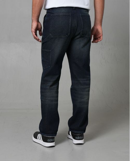 Jean Trendy de silueta amplia para hombre