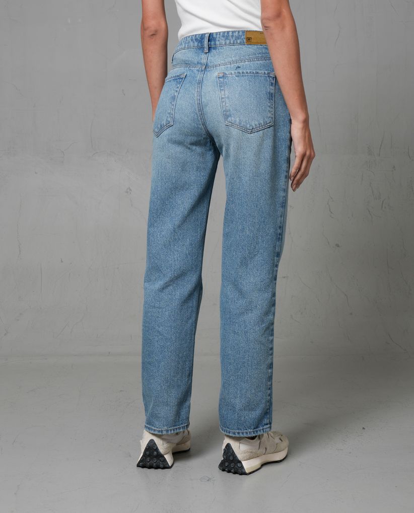 Jean Straight con iluminaciones para mujer