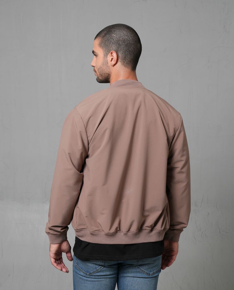 Chaqueta Bomber de tela antifluido para hombre