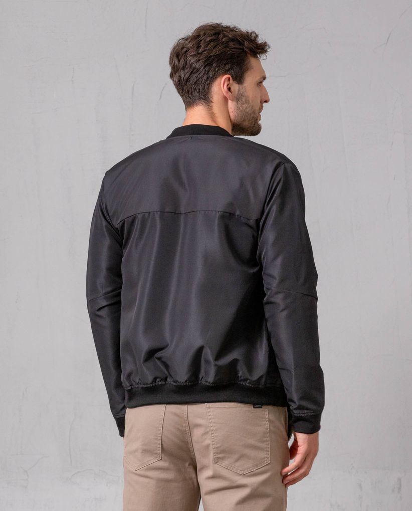 Chaqueta Bomber con bolsillos para hombre