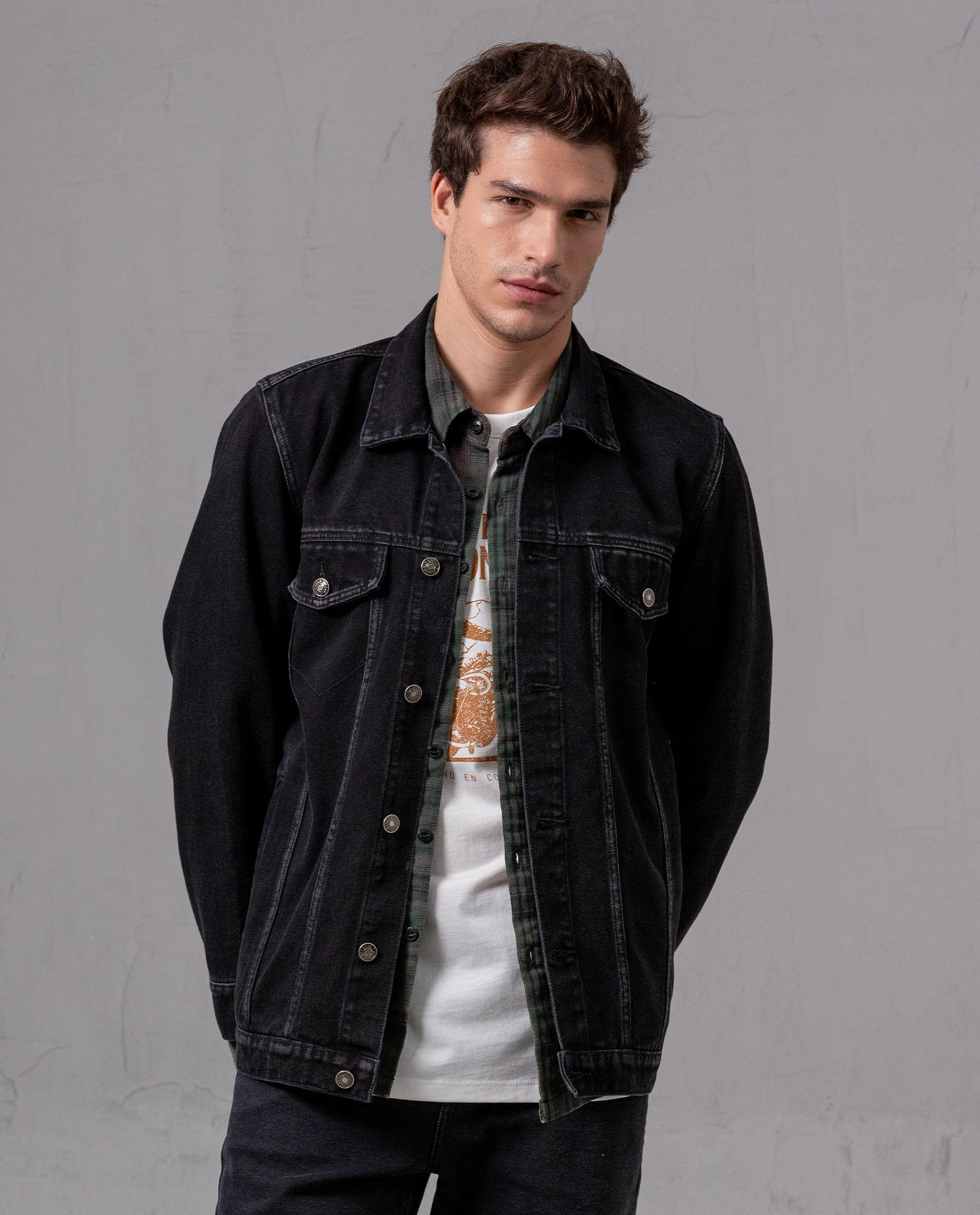 Drake Chaqueta Scott Cuero Moda Chaqueta De Jean Con Buzo Campera