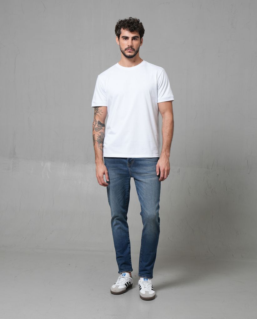 Jean Slim cinco bolsillos para hombre