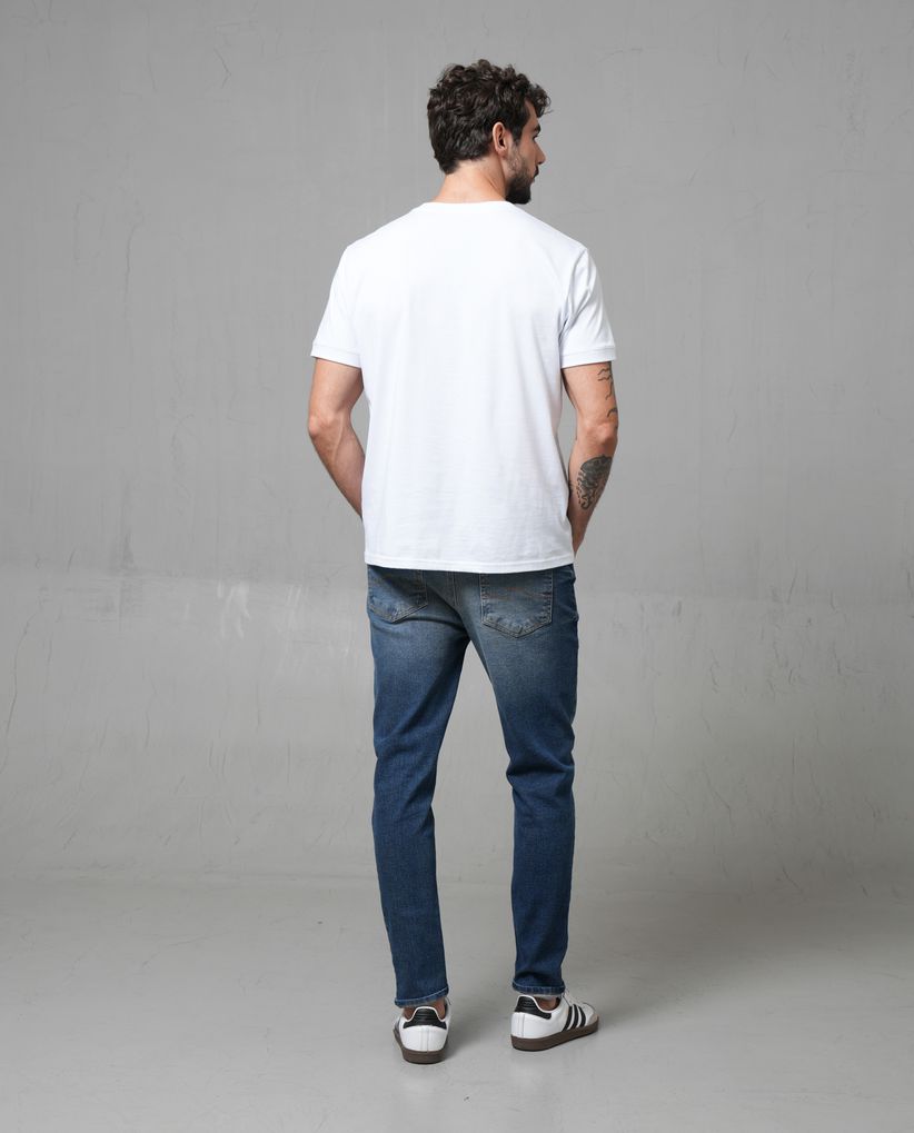 Jean Slim cinco bolsillos para hombre
