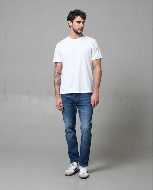 Jean Slim tono medio para hombre