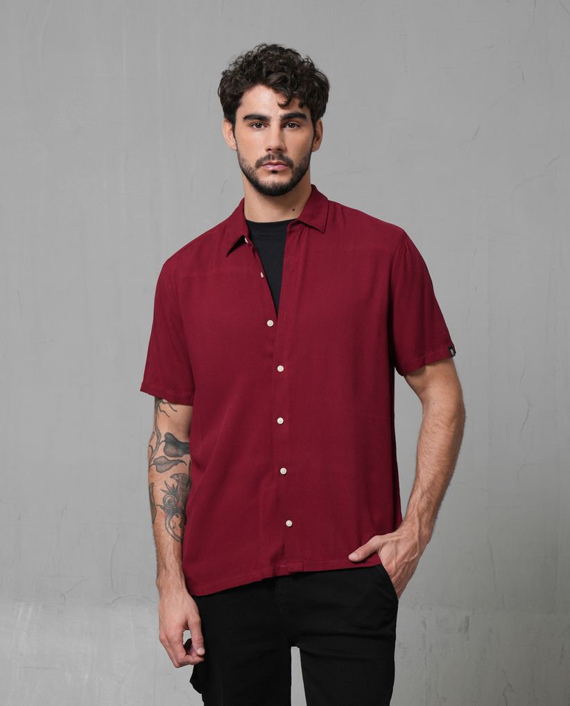 Camisa de botones para hombre