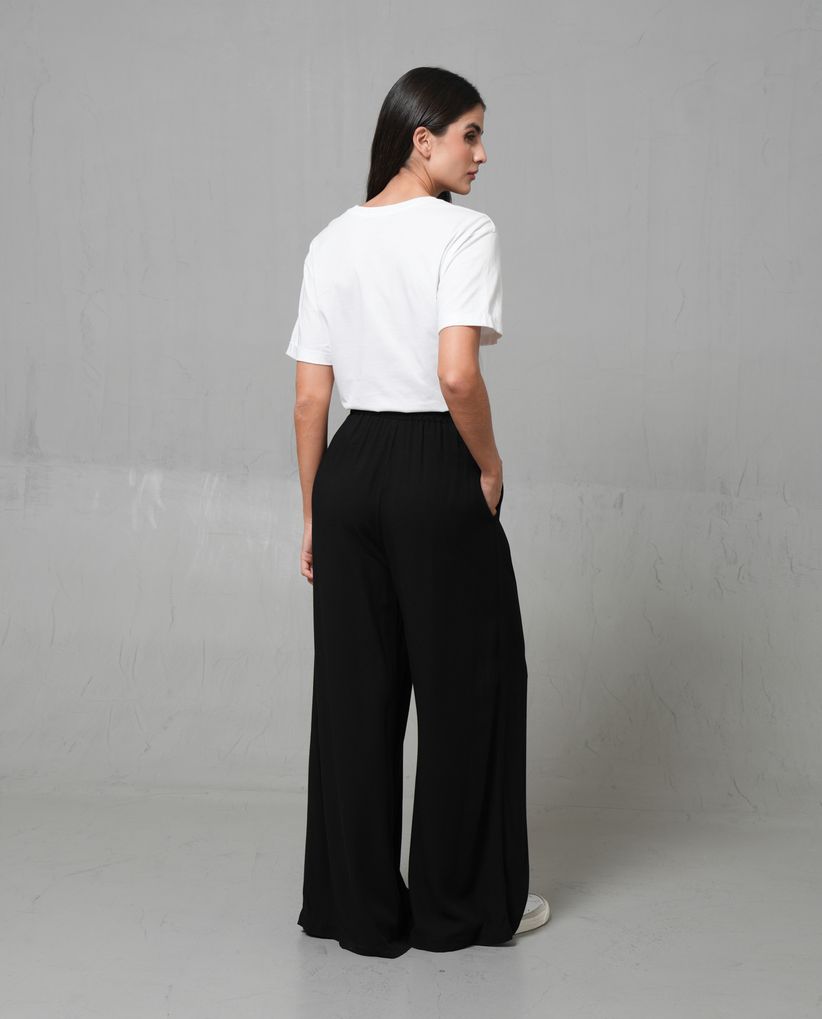 Pantalón Palazzo de bota amplia para mujer