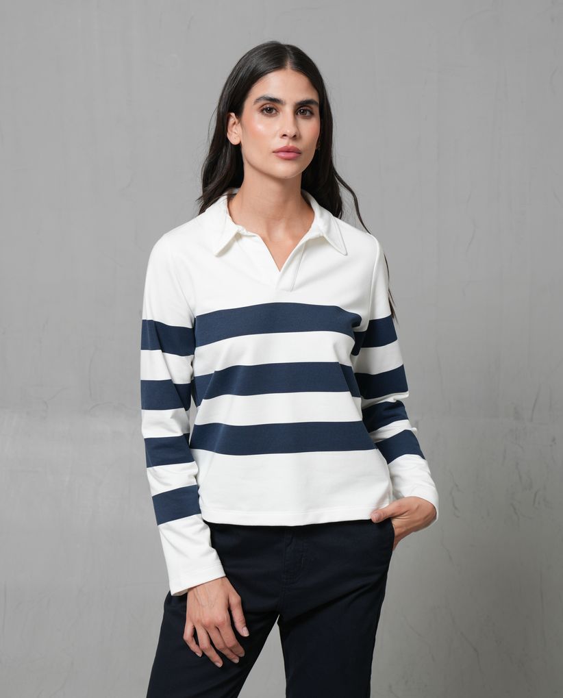 Buzo tipo polo para mujer