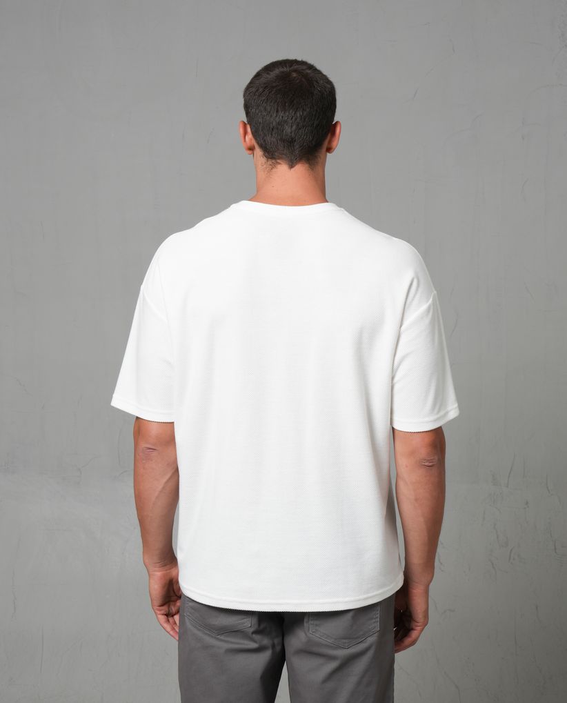 Camiseta oversize manga corta para hombre