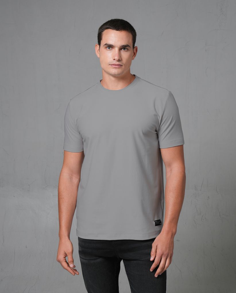 Camiseta de tela con textura para hombre