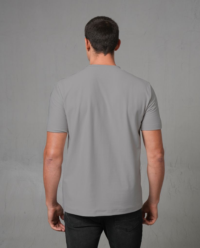 Camiseta de tela con textura para hombre