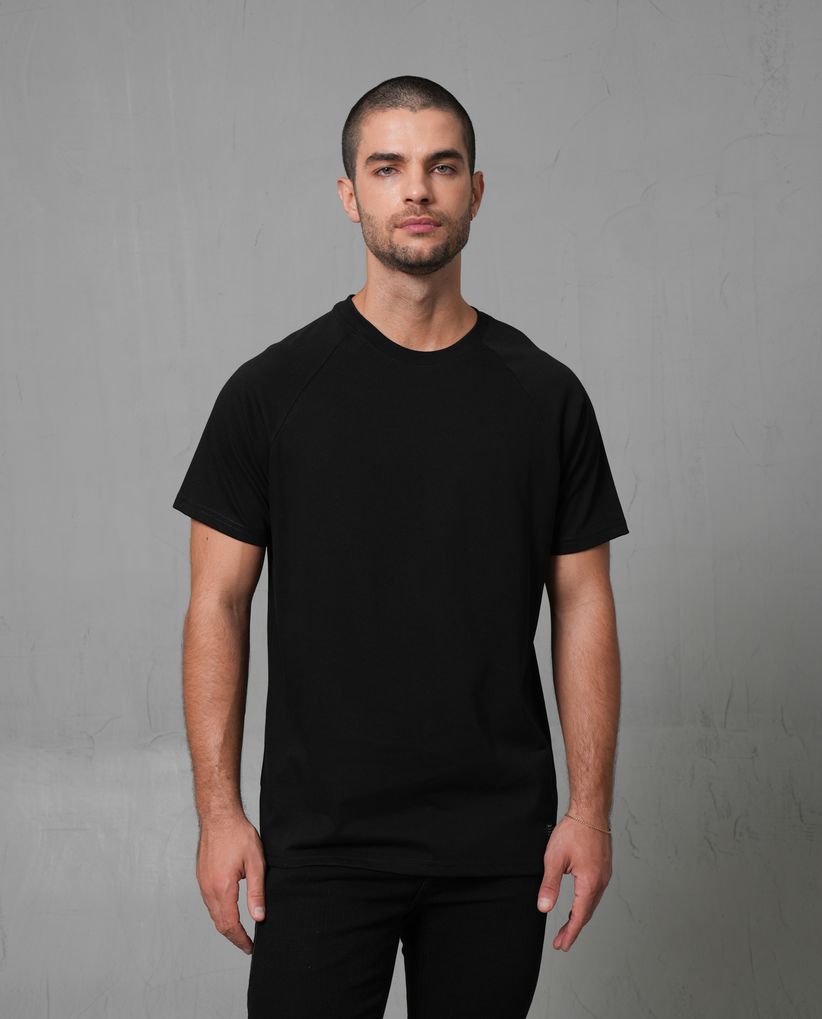 Camiseta manga corta en 100% algodón para hombre