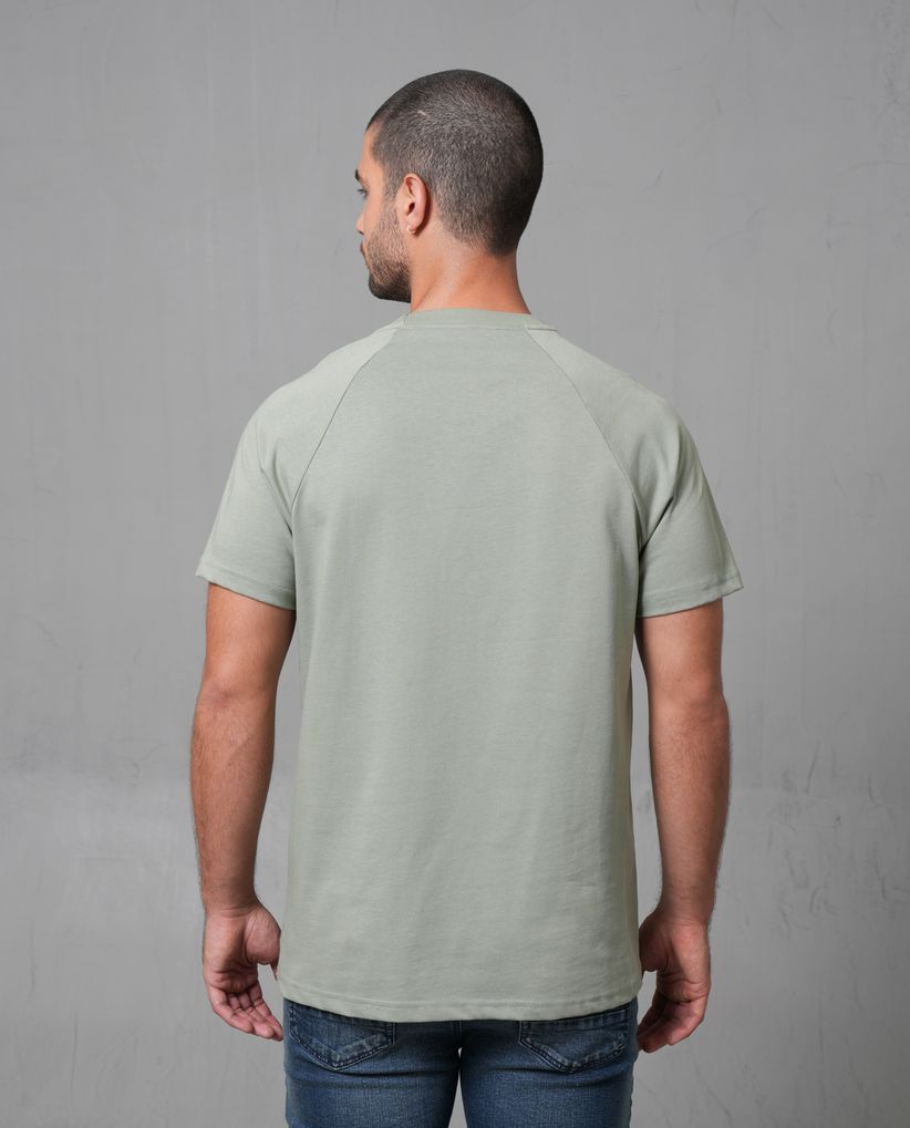 Camiseta manga corta en 100% algodón para hombre