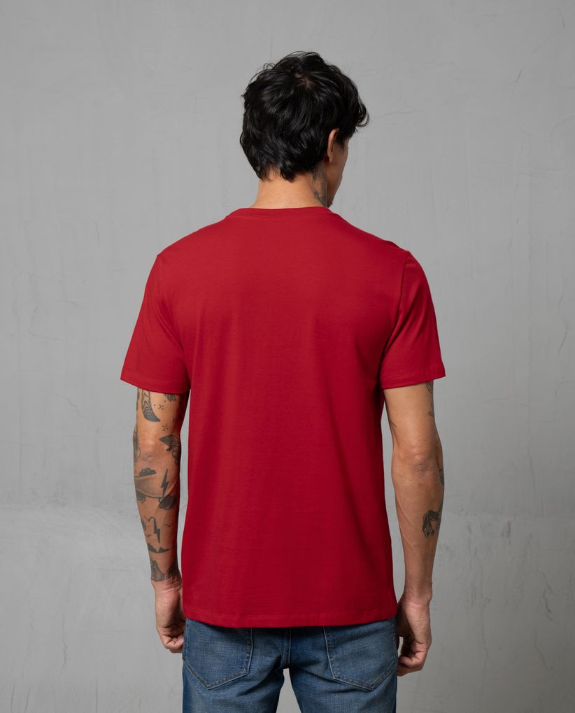 Camiseta manga corta con puma estampado para hombre