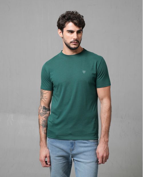 Camiseta manga corta con puma estampado para hombre