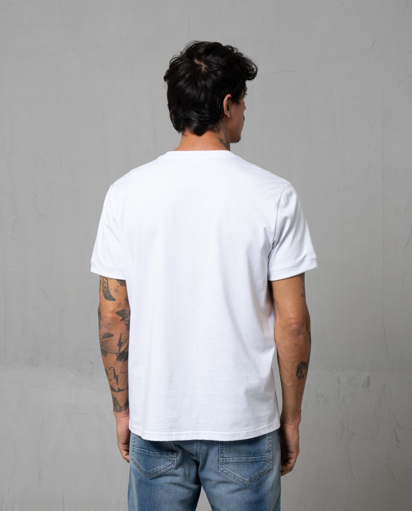 Camiseta de cuello redondo para hombre