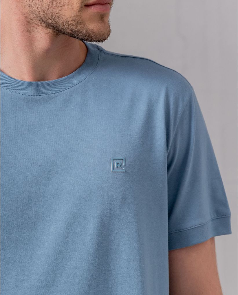 Camiseta de cuello redondo para hombre