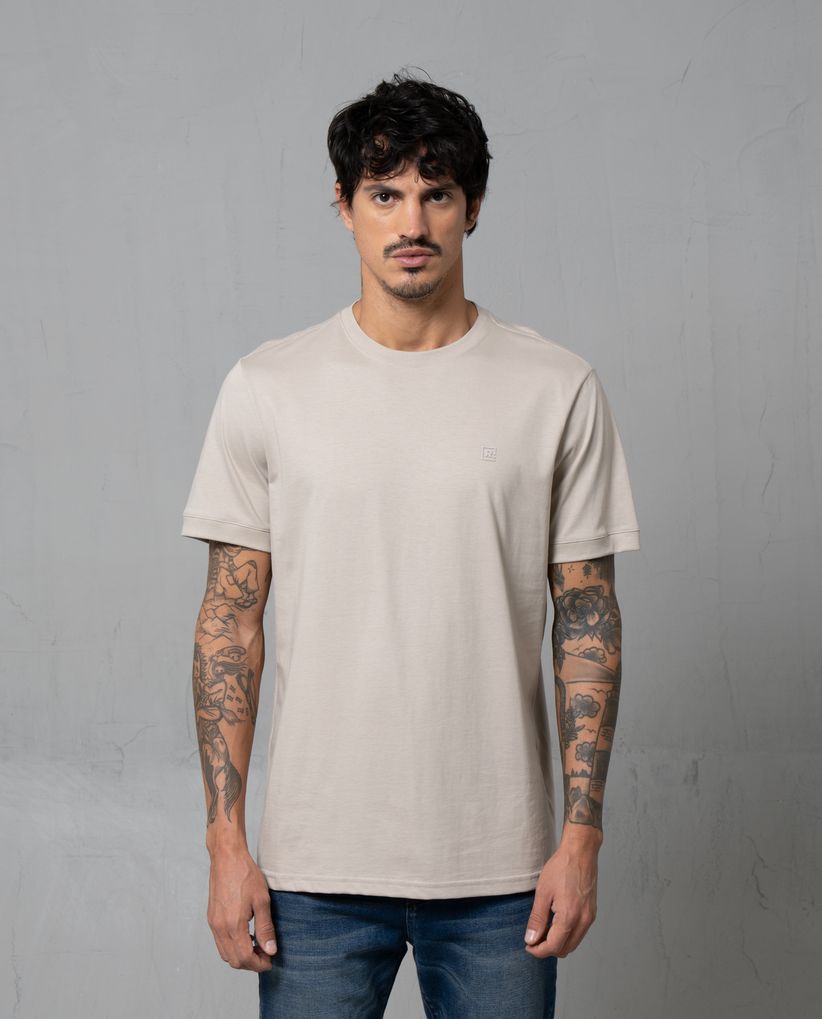Camiseta de cuello redondo para hombre