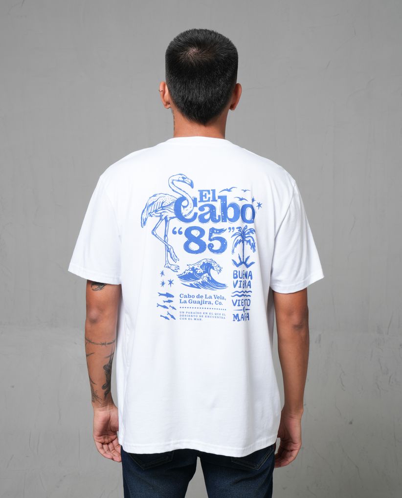 Camiseta manga corta estampada para hombre