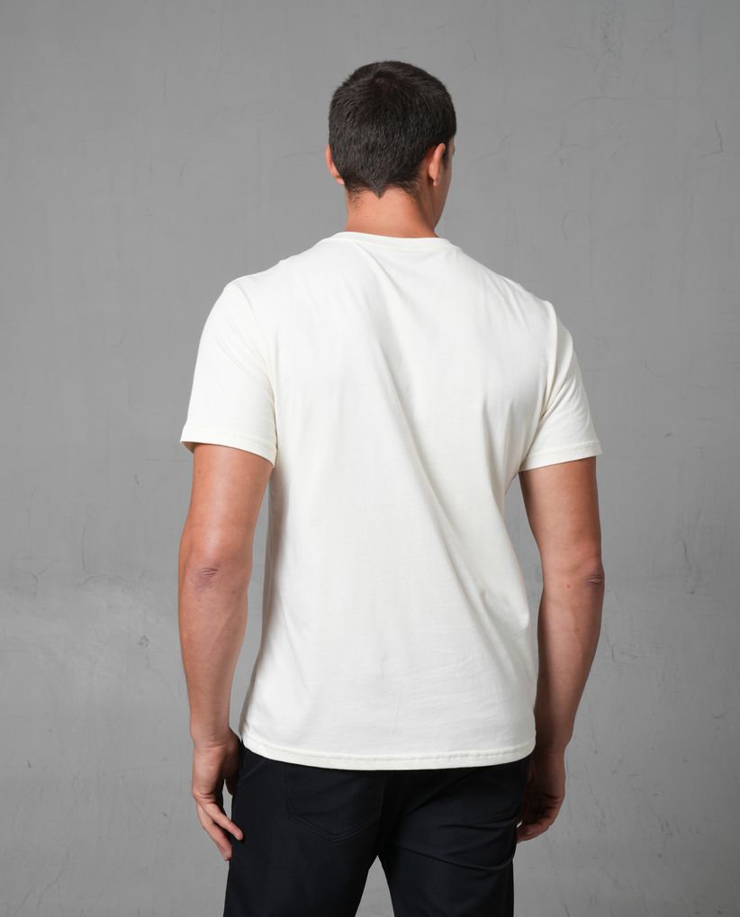 Camiseta manga corta estampada para hombre