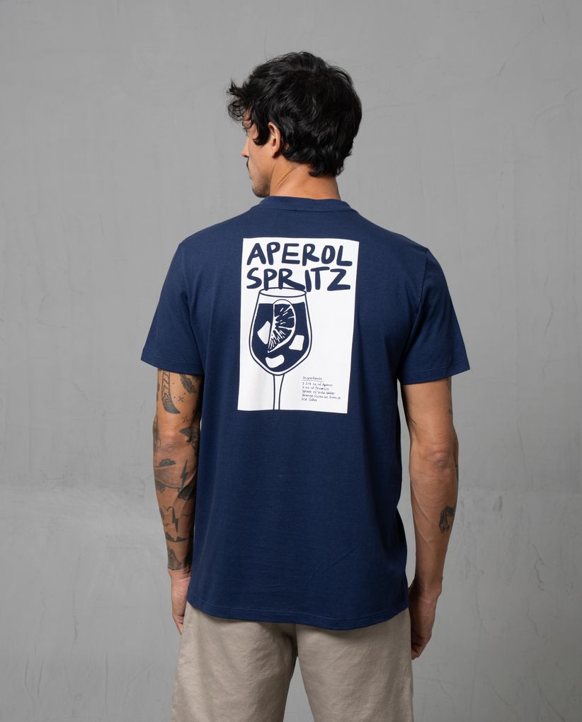 Camiseta básica estampada para hombe