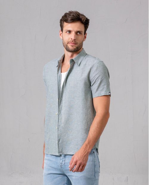 Camisa manga corta para hombre