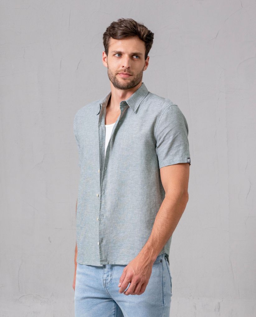 Camisa manga corta para hombre