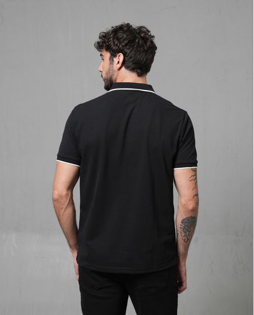 Polo en tejido piqué para hombre