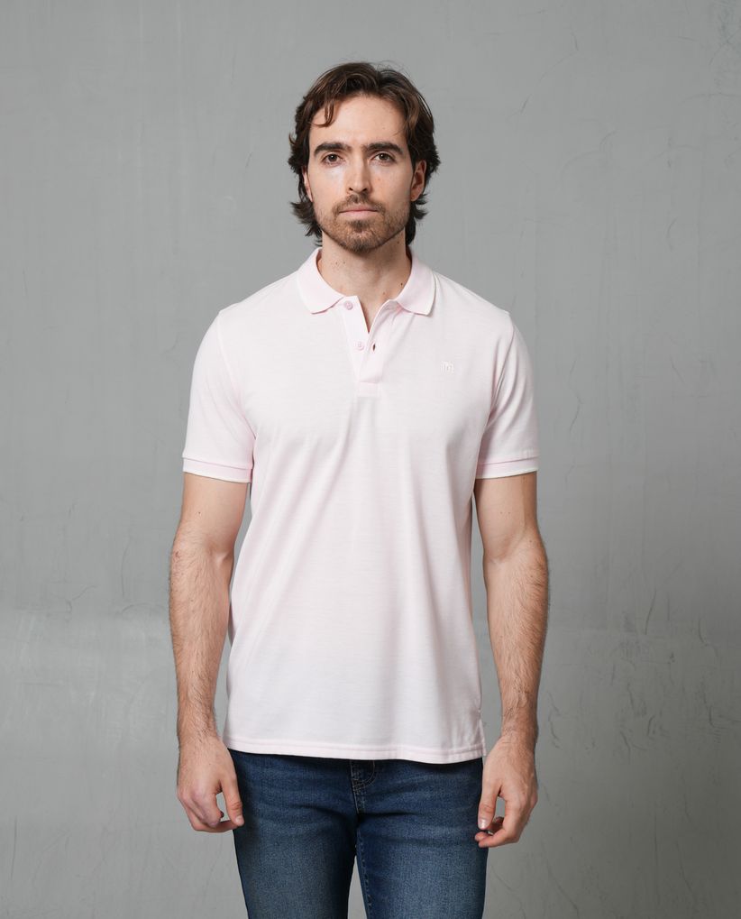 Polo en tejido piqué para hombre