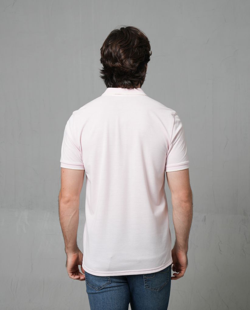 Polo en tejido piqué para hombre