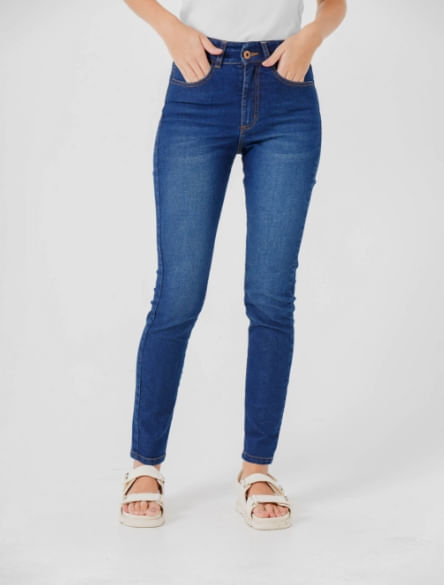 Jeans Mujer Levanta Cola Elastizado Cintura Ancha Dama